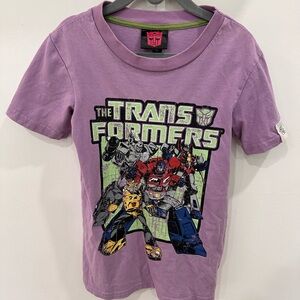 Cotton On Boys Purple Transformers Kids T-Shirt - 5